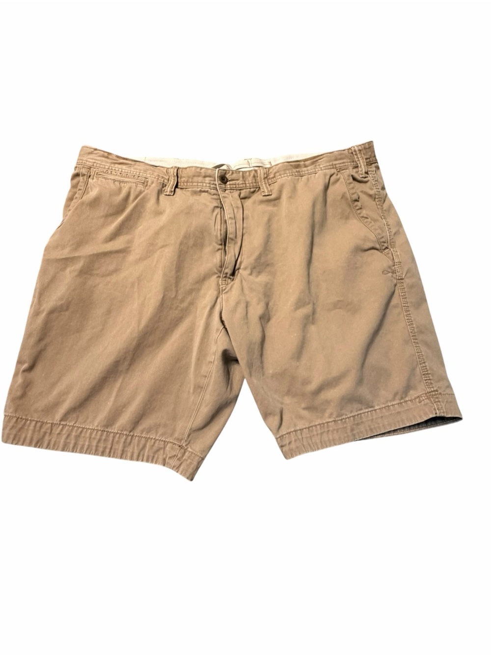 Polo by Ralph Lauren Men's Tan Flat-Front Casual Shorts